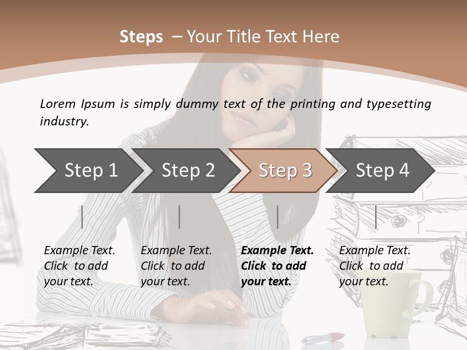 Cheerful Success Happy PowerPoint Template