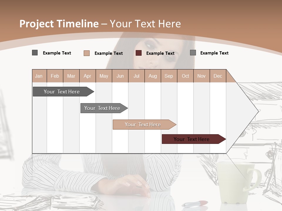 Cheerful Success Happy PowerPoint Template