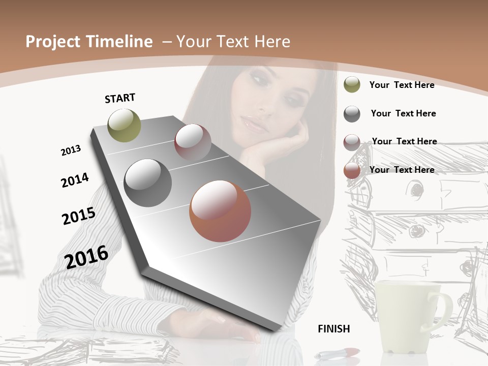 Cheerful Success Happy PowerPoint Template