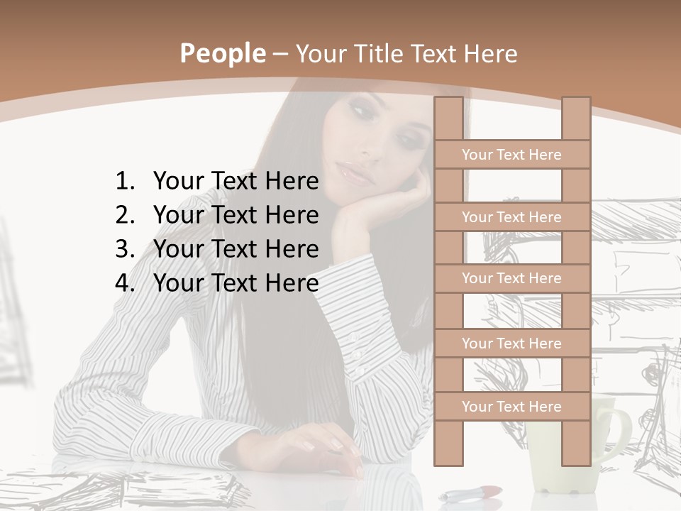 Cheerful Success Happy PowerPoint Template