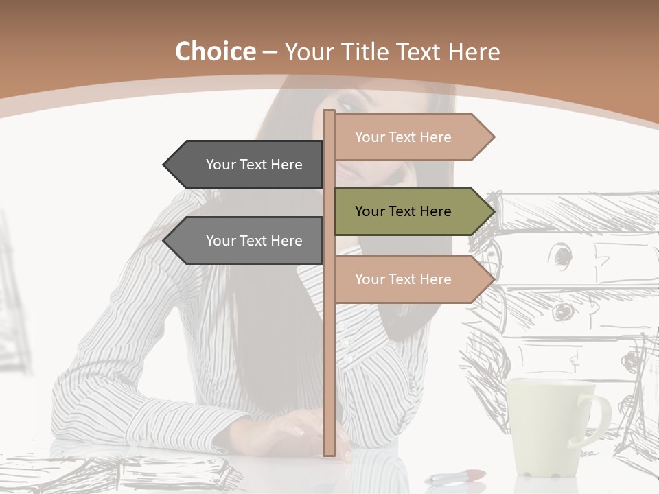 Cheerful Success Happy PowerPoint Template