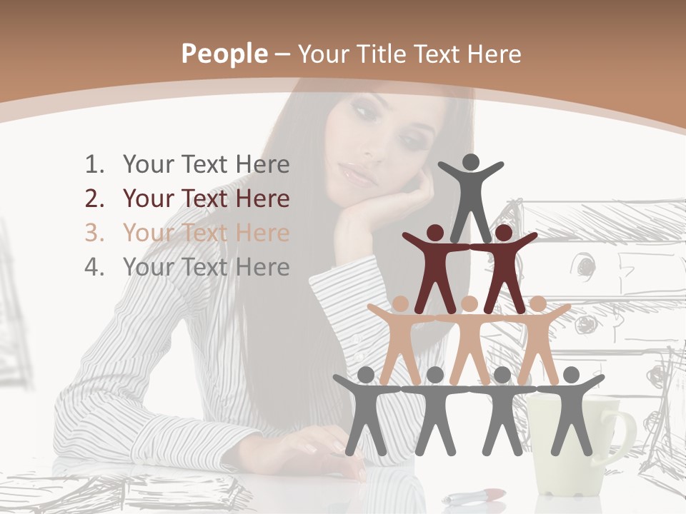 Cheerful Success Happy PowerPoint Template