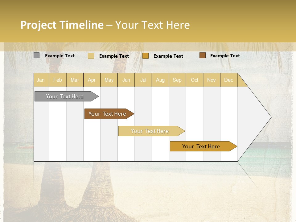 Ocean Water Grunge PowerPoint Template