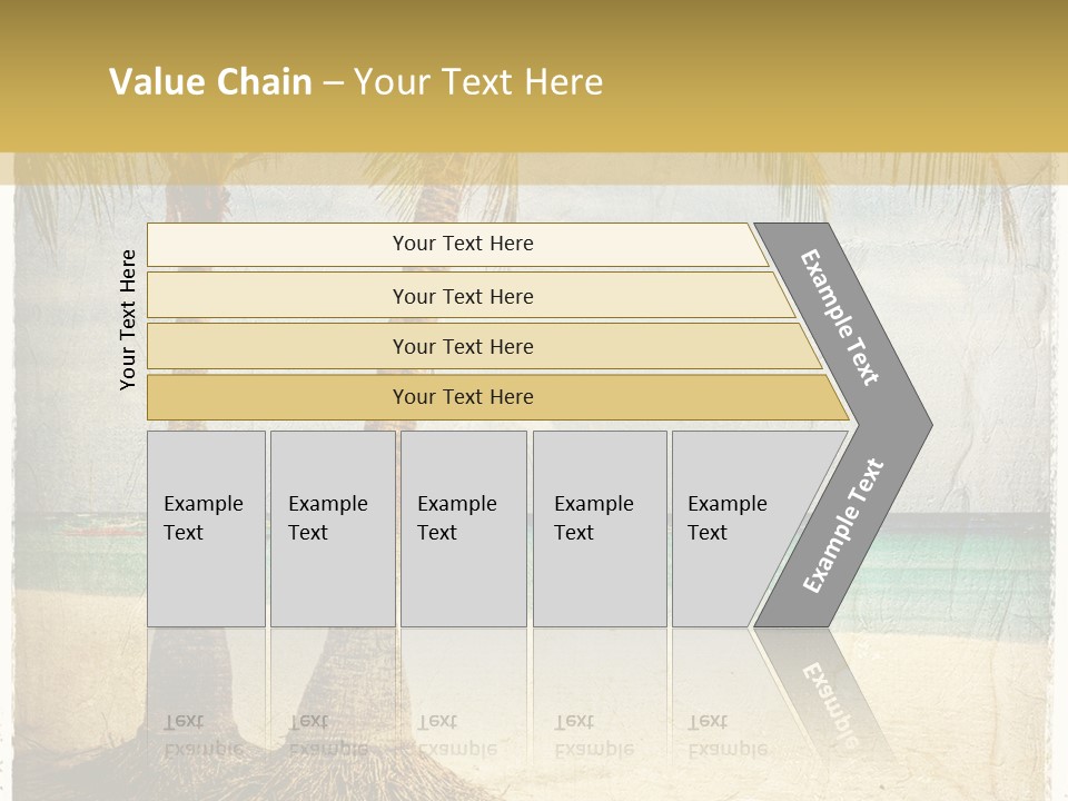 Ocean Water Grunge PowerPoint Template