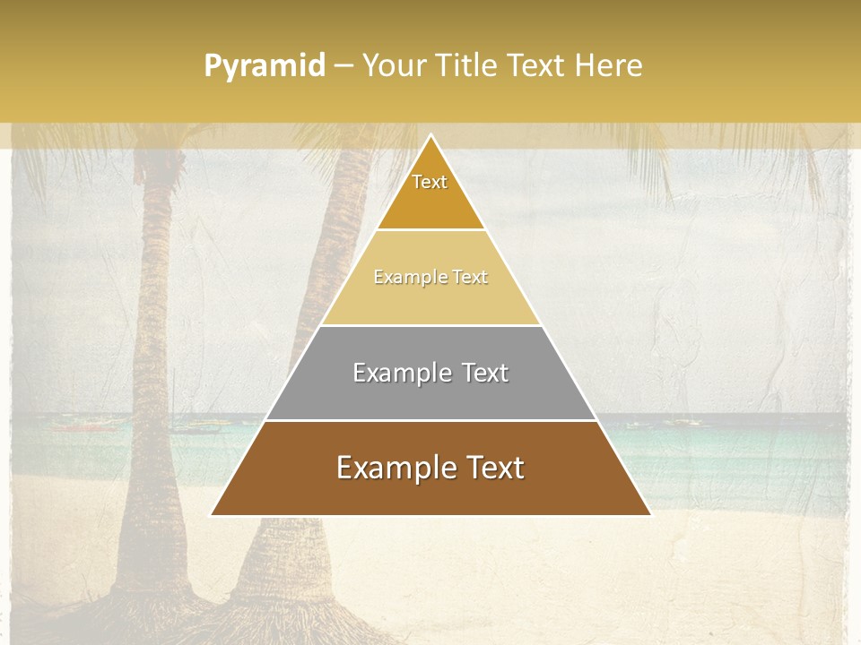 Ocean Water Grunge PowerPoint Template