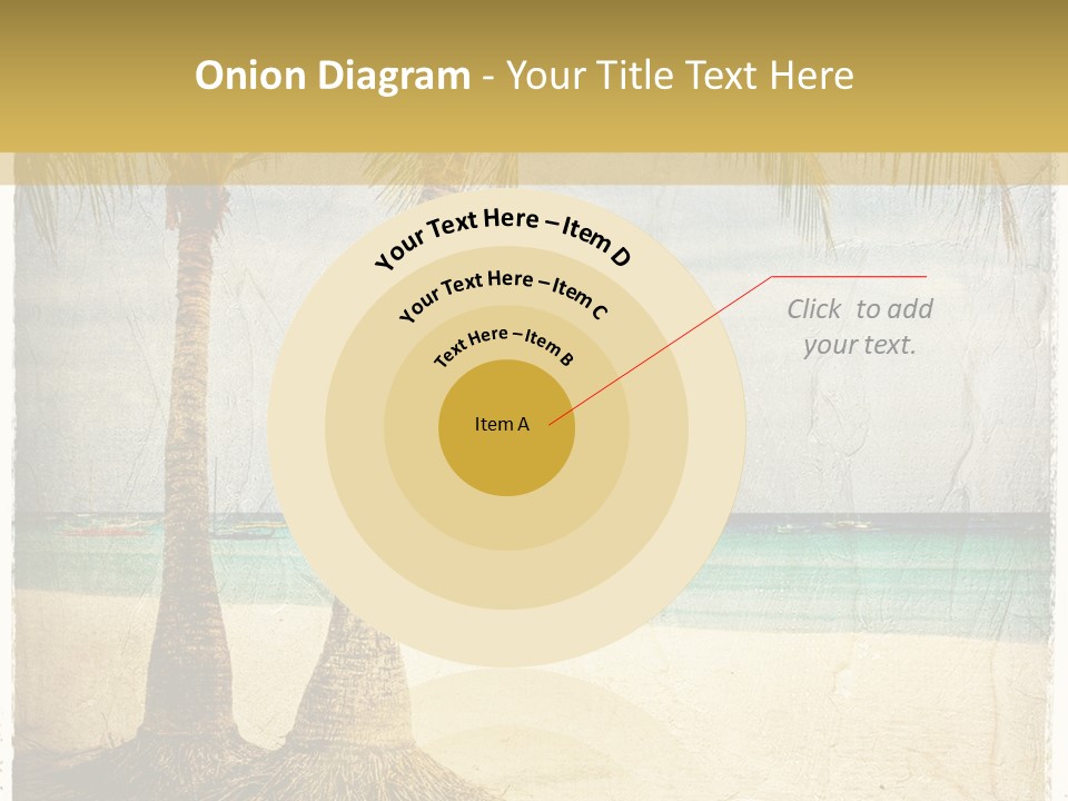 Ocean Water Grunge PowerPoint Template