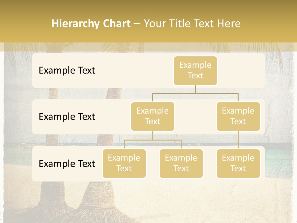 Ocean Water Grunge PowerPoint Template