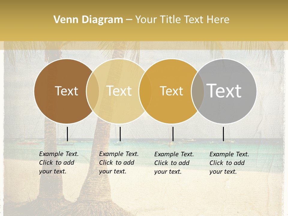 Ocean Water Grunge PowerPoint Template