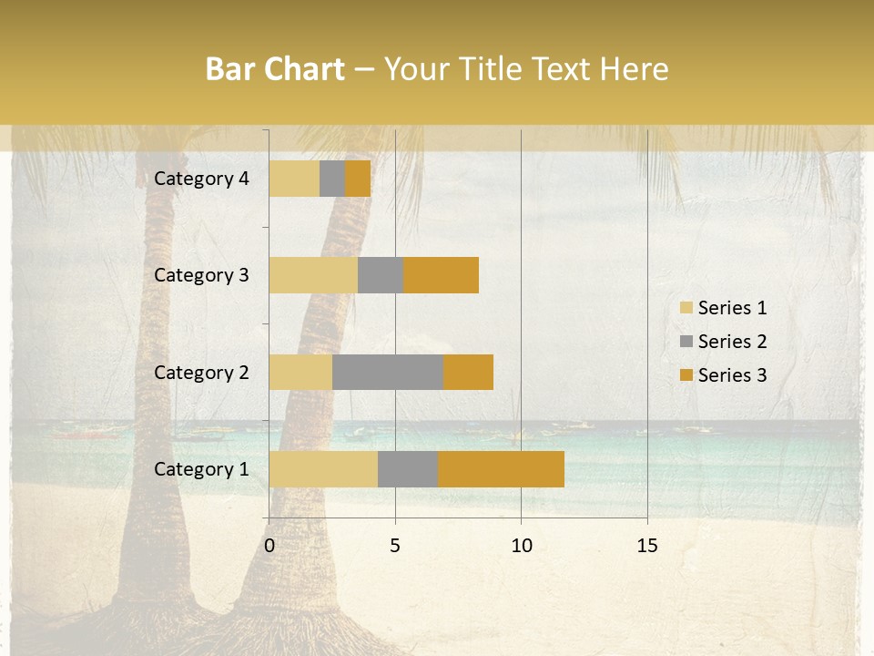 Ocean Water Grunge PowerPoint Template