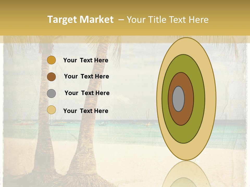 Ocean Water Grunge PowerPoint Template