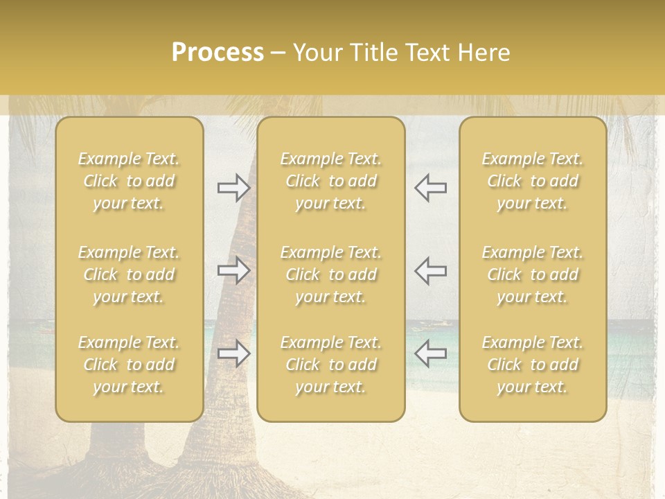 Ocean Water Grunge PowerPoint Template