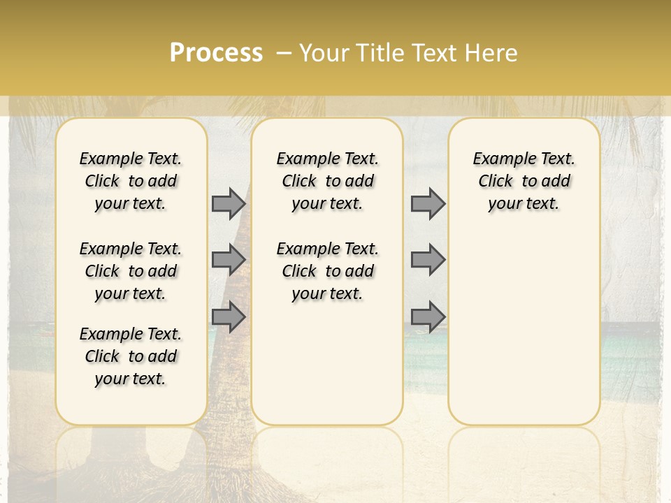 Ocean Water Grunge PowerPoint Template