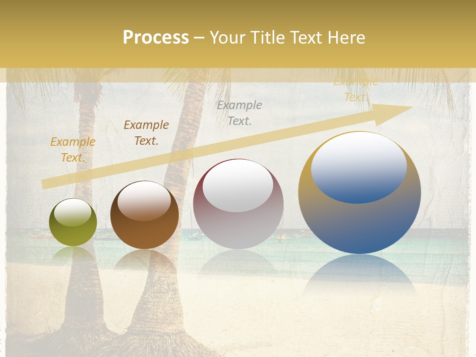 Ocean Water Grunge PowerPoint Template