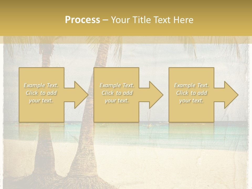 Ocean Water Grunge PowerPoint Template