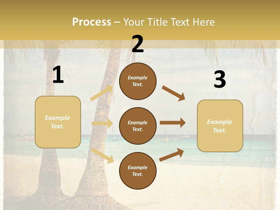 Ocean Water Grunge PowerPoint Template