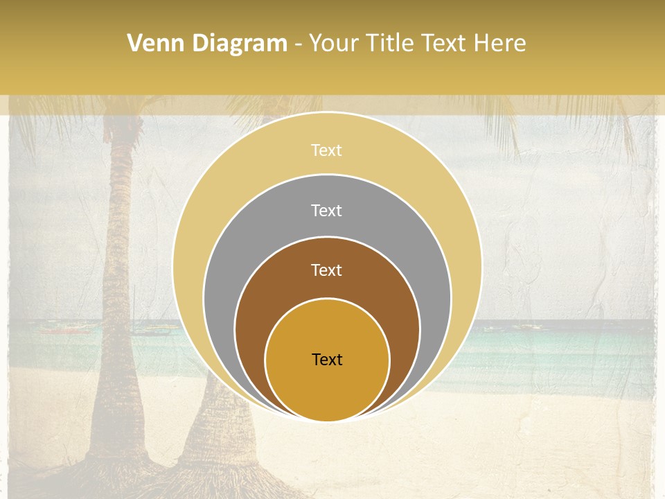 Ocean Water Grunge PowerPoint Template