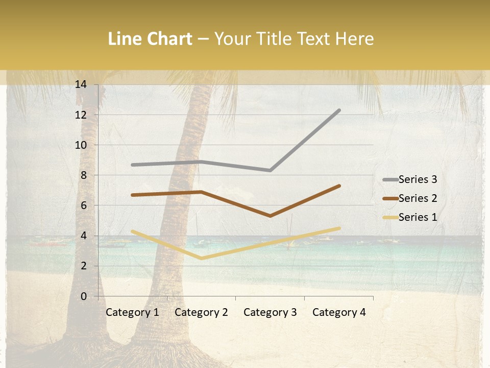 Ocean Water Grunge PowerPoint Template