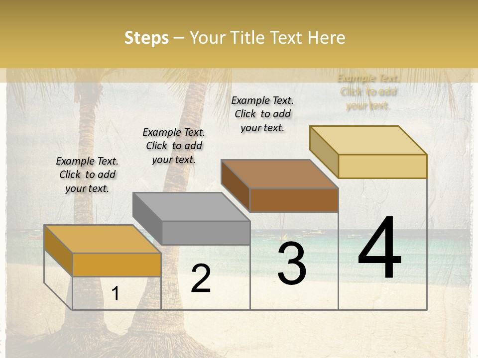 Ocean Water Grunge PowerPoint Template