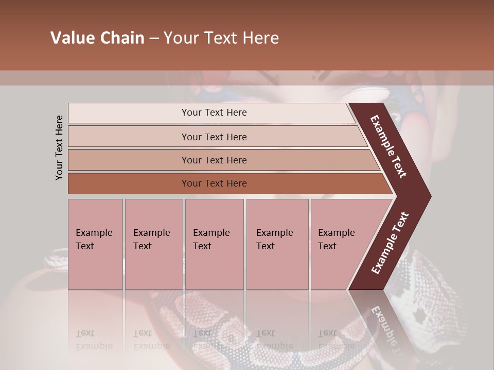 Portrait Expression Snake PowerPoint Template