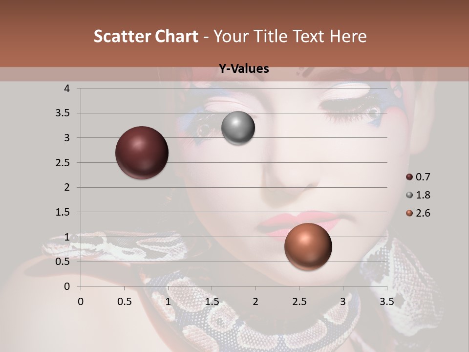 Portrait Expression Snake PowerPoint Template