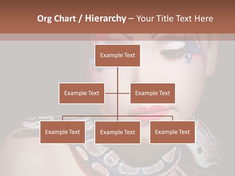 Portrait Expression Snake PowerPoint Template