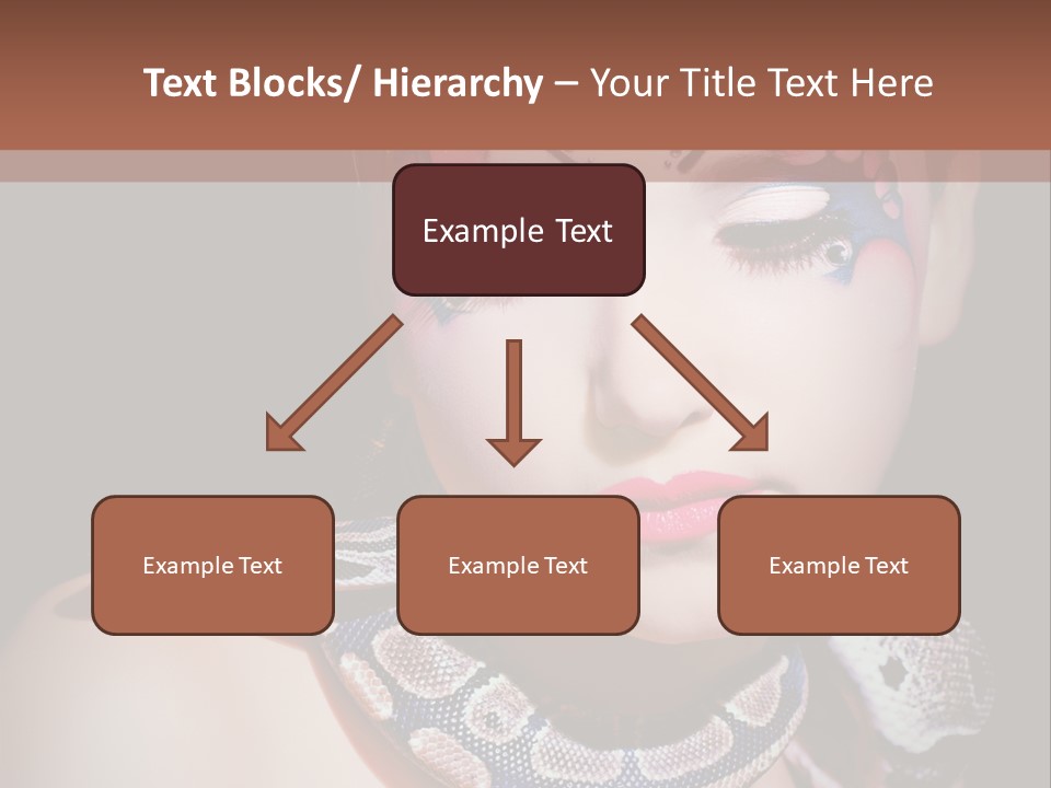 Portrait Expression Snake PowerPoint Template