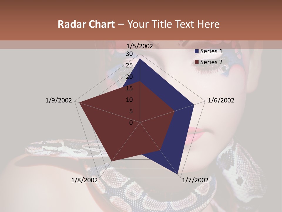 Portrait Expression Snake PowerPoint Template