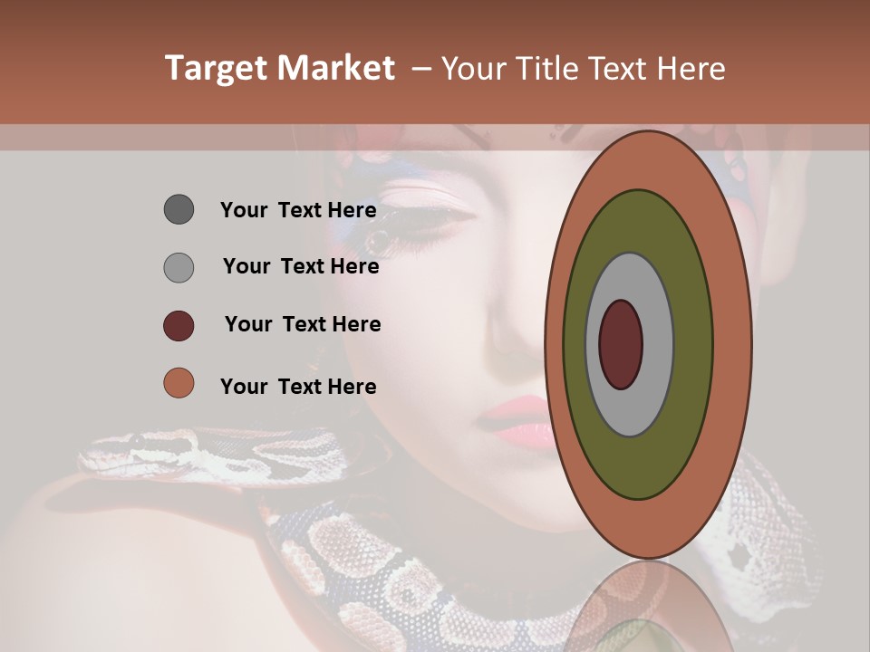 Portrait Expression Snake PowerPoint Template