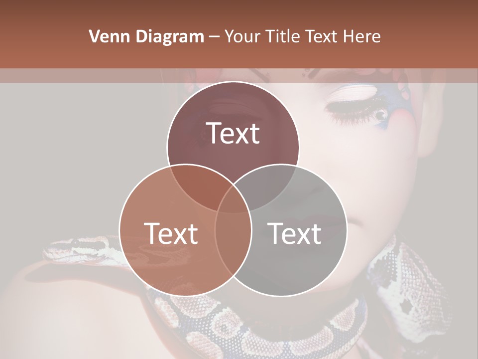 Portrait Expression Snake PowerPoint Template