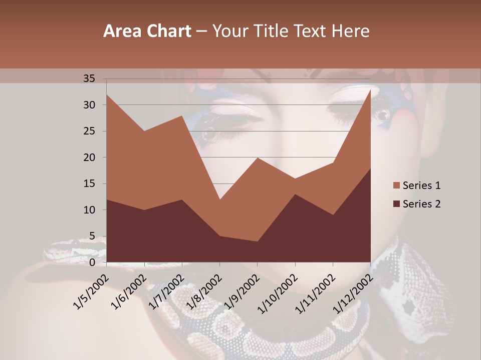 Portrait Expression Snake PowerPoint Template