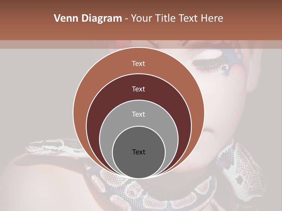 Portrait Expression Snake PowerPoint Template