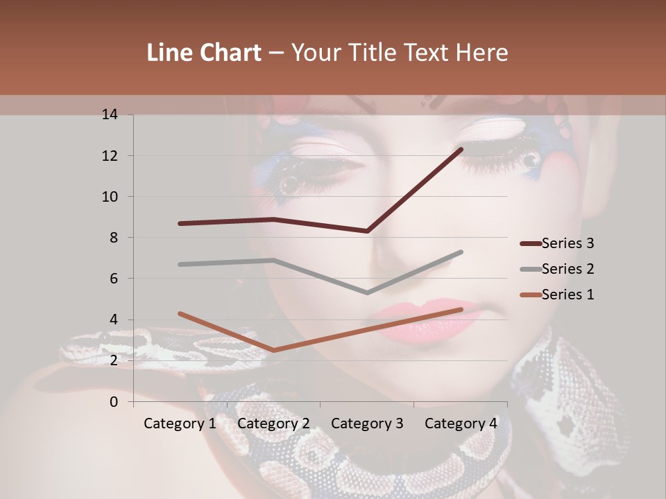 Portrait Expression Snake PowerPoint Template