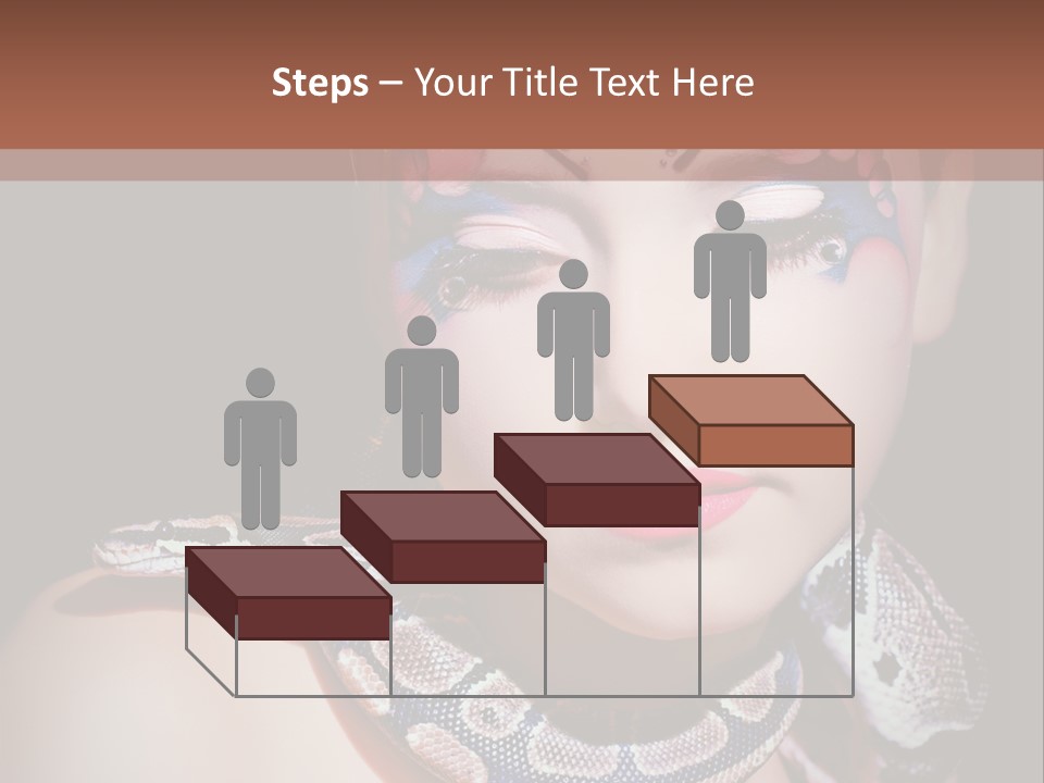 Portrait Expression Snake PowerPoint Template