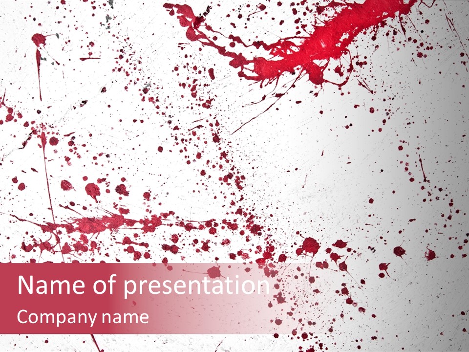 Dirty Stain Blob PowerPoint Template