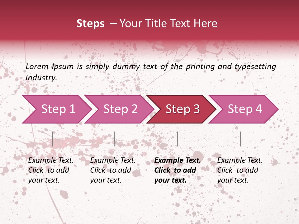 Dirty Stain Blob PowerPoint Template