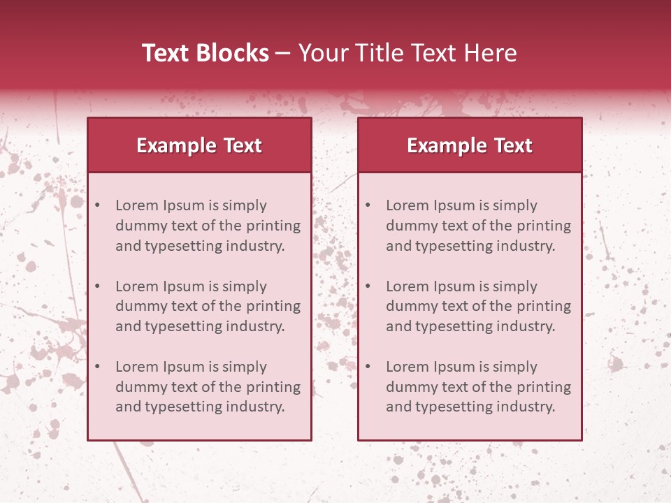 Dirty Stain Blob PowerPoint Template