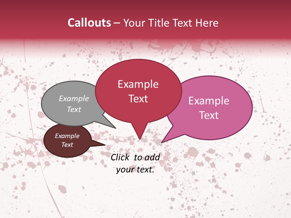 Dirty Stain Blob PowerPoint Template