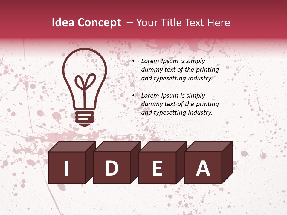 Dirty Stain Blob PowerPoint Template