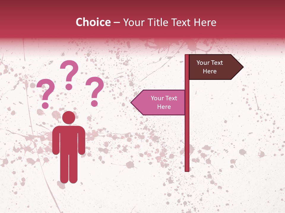 Dirty Stain Blob PowerPoint Template