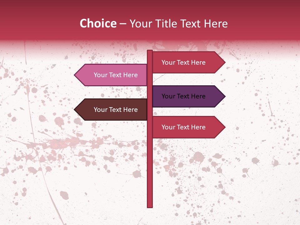 Dirty Stain Blob PowerPoint Template