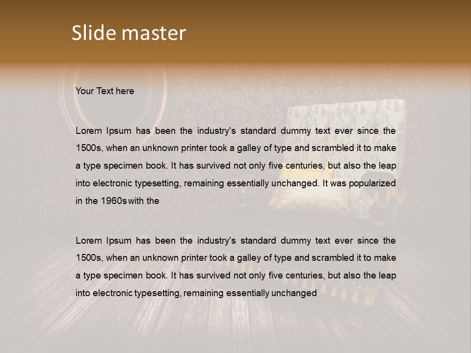 Antique Building Stone PowerPoint Template