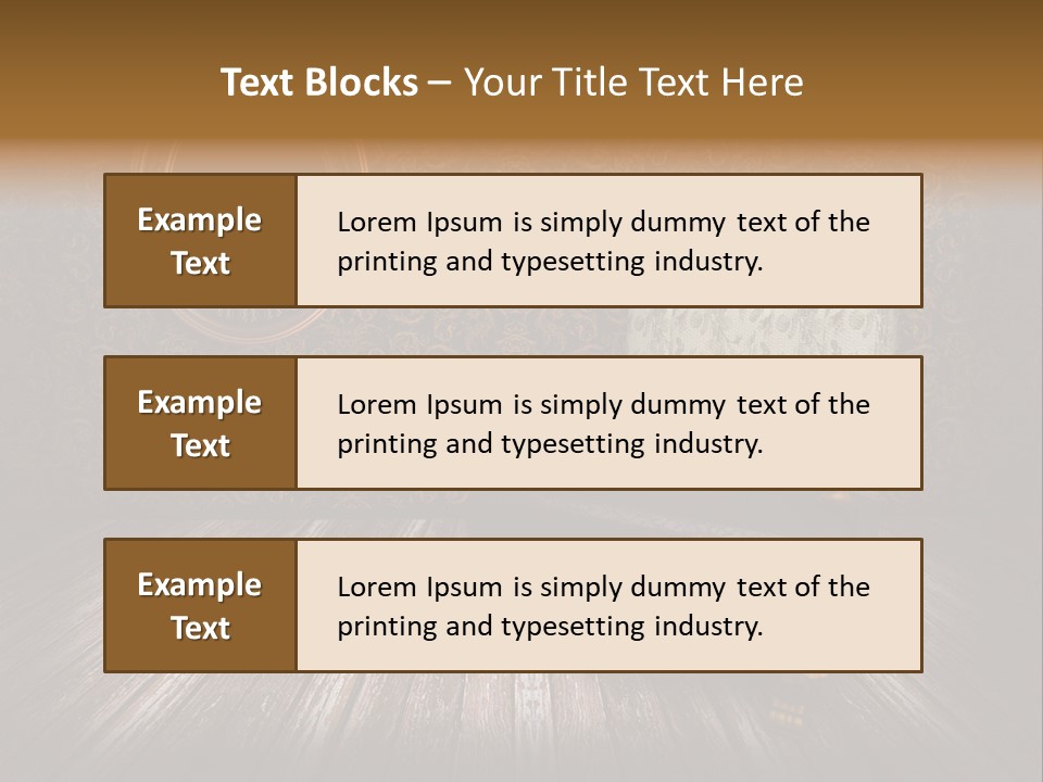Antique Building Stone PowerPoint Template