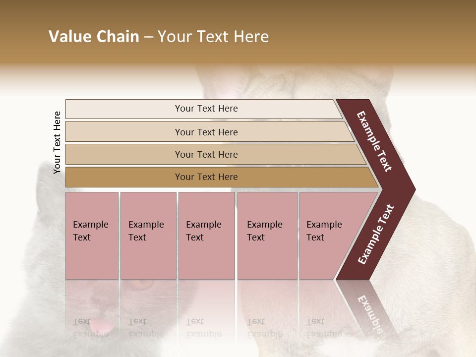 Defender Watching Puppy PowerPoint Template
