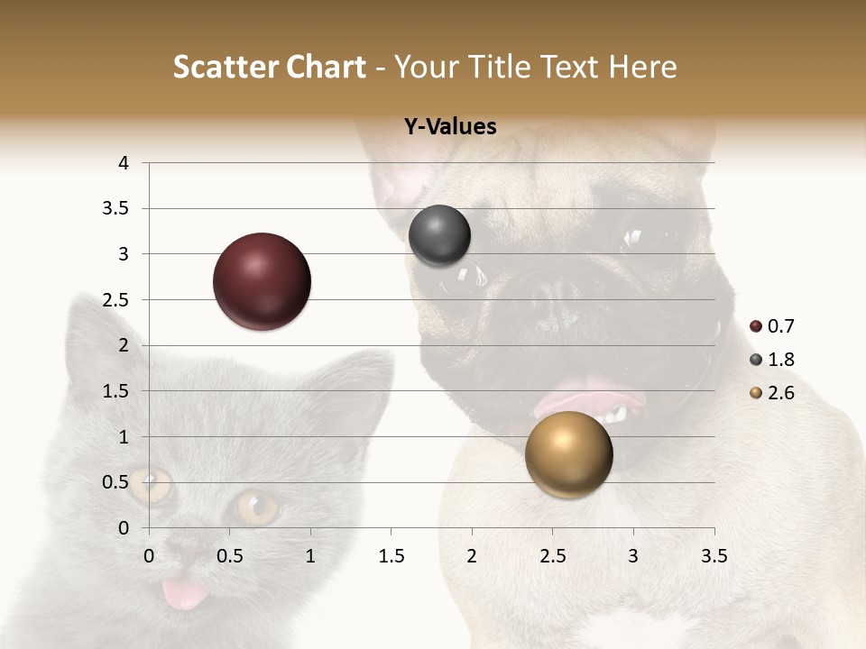 Defender Watching Puppy PowerPoint Template