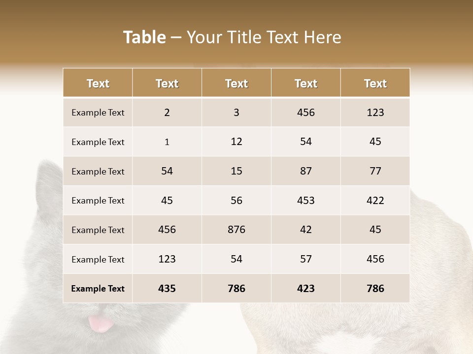 Defender Watching Puppy PowerPoint Template