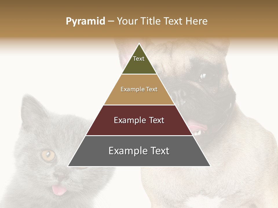 Defender Watching Puppy PowerPoint Template