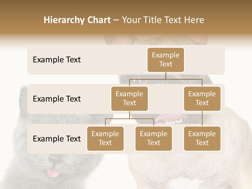 Defender Watching Puppy PowerPoint Template