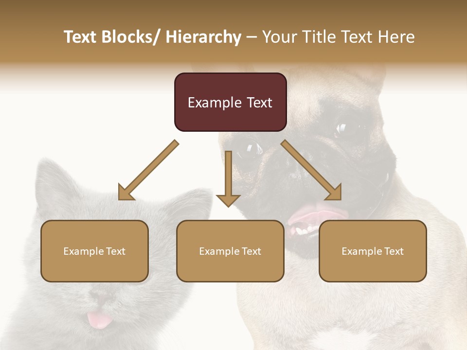 Defender Watching Puppy PowerPoint Template