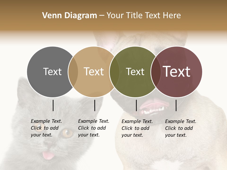 Defender Watching Puppy PowerPoint Template