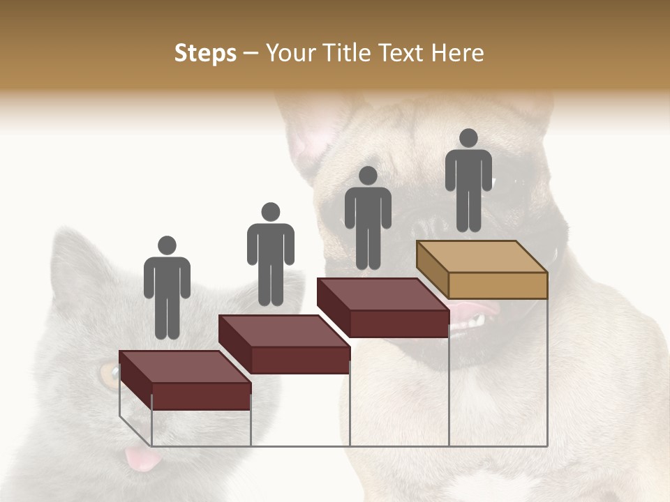 Defender Watching Puppy PowerPoint Template